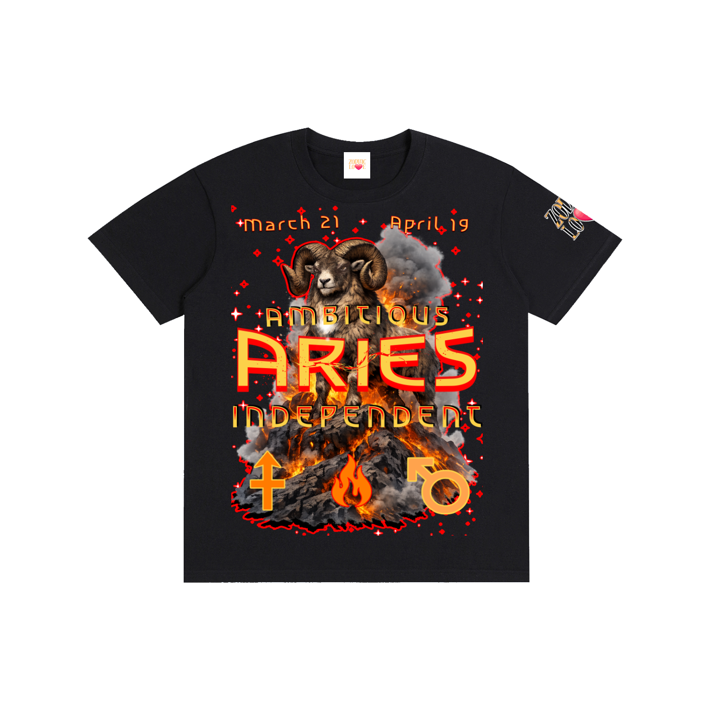 (Aries) Block Unisex T-Shirt