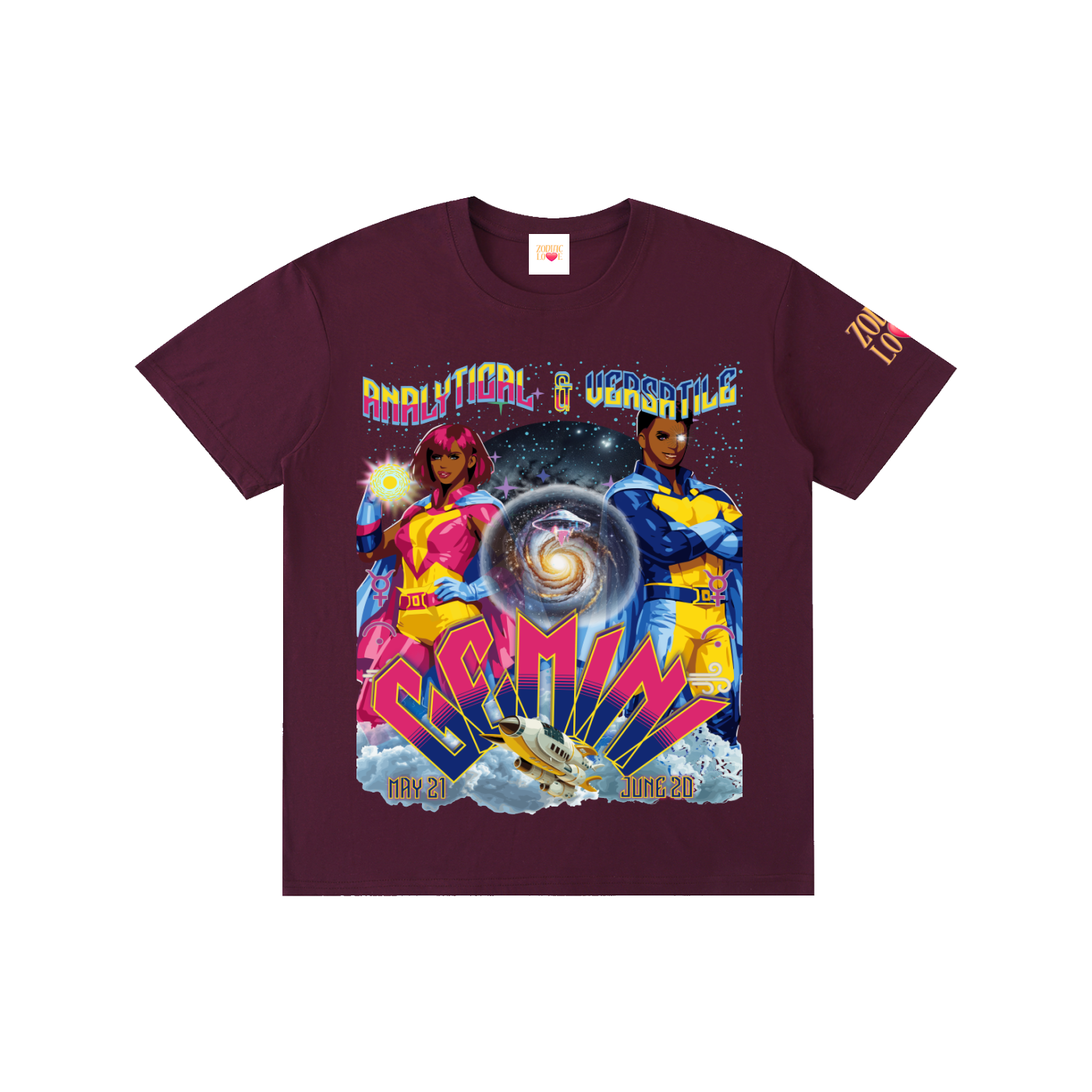 Gemini Bold Block Unisex T-Shirt