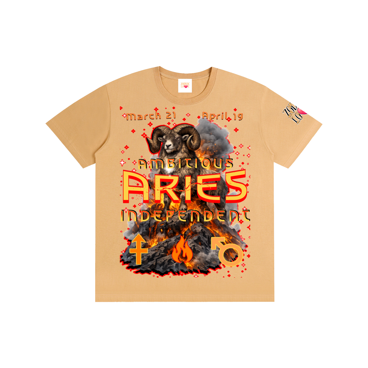 (Aries) Block Unisex T-Shirt