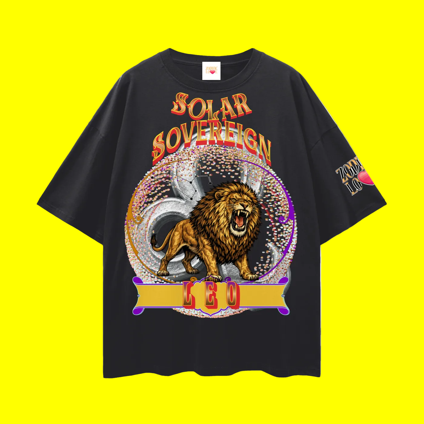 Leo Sphere Loose Drop Shoulder T-Shirt