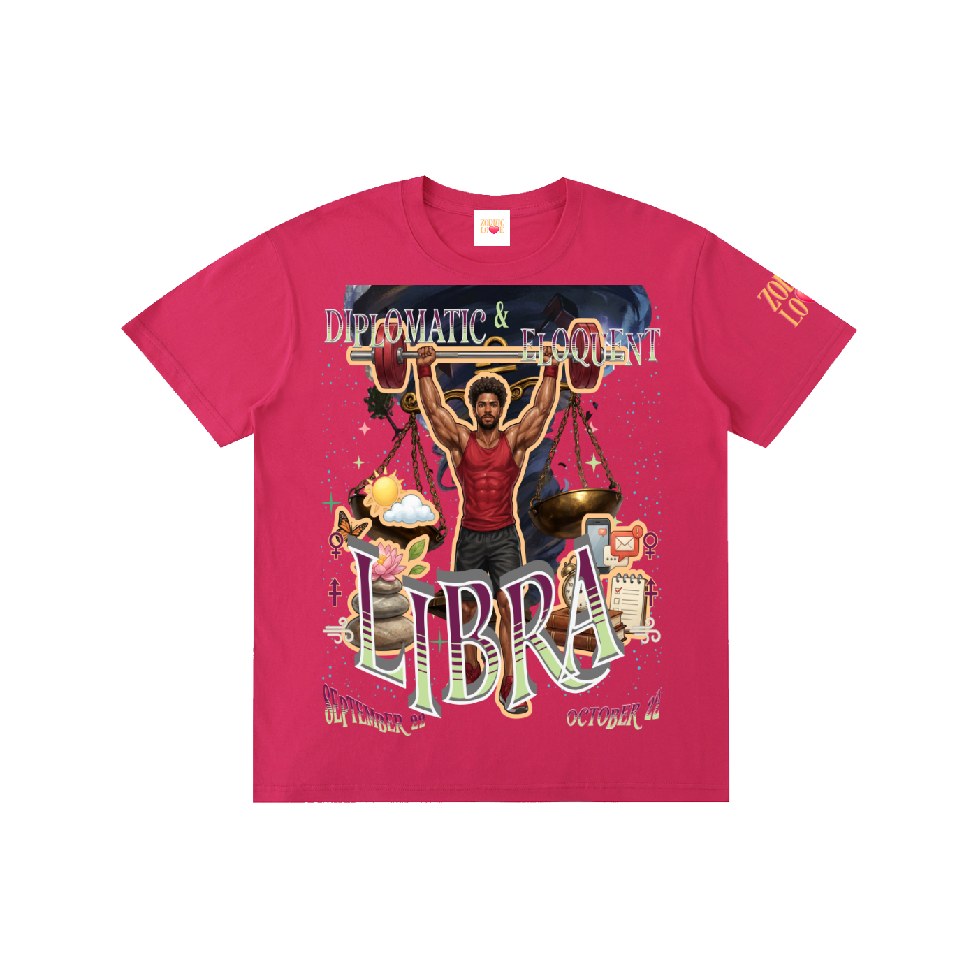 (Libra Male) Block Unisex T-Shirt