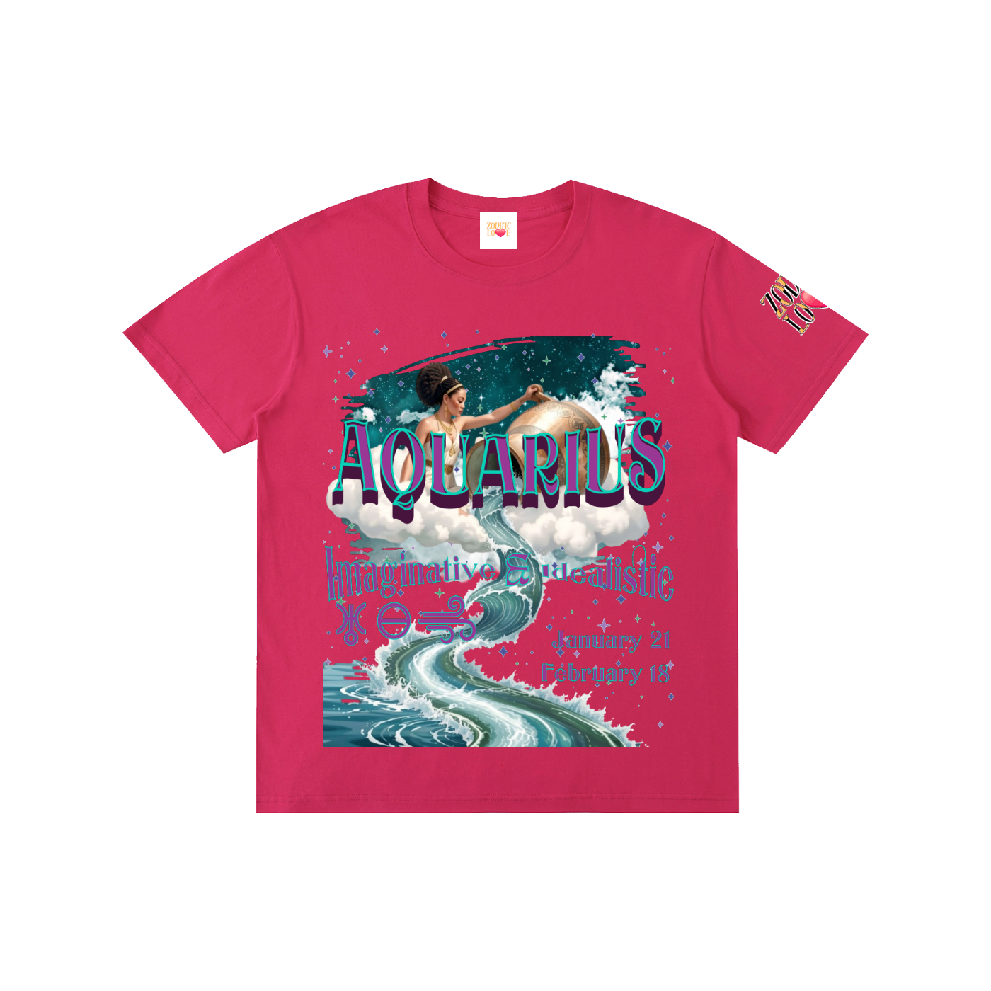 Aquarius Water of Winds W BLOCK Unisex T-Shirt