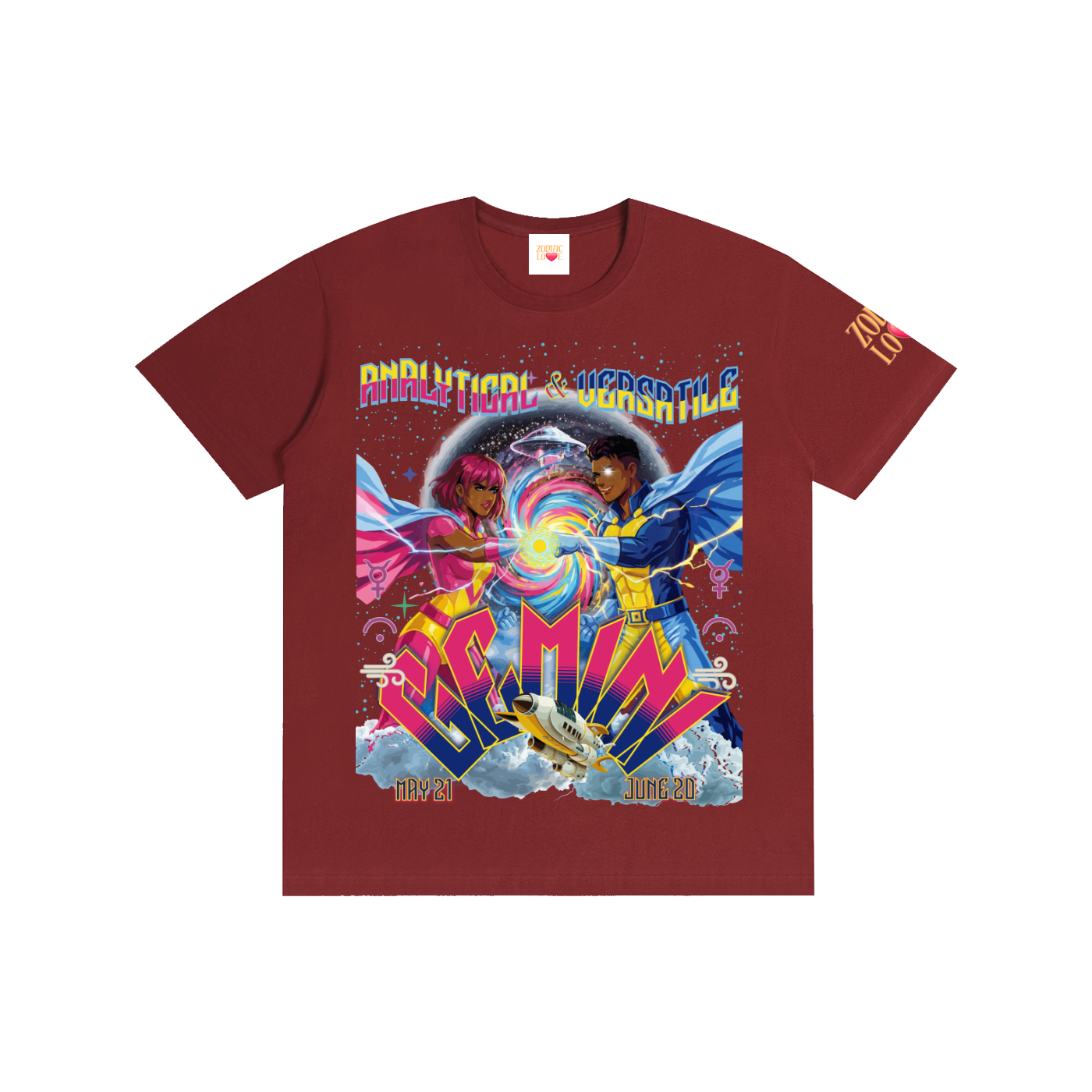 Gemini Fusion Block Unisex T-Shirt