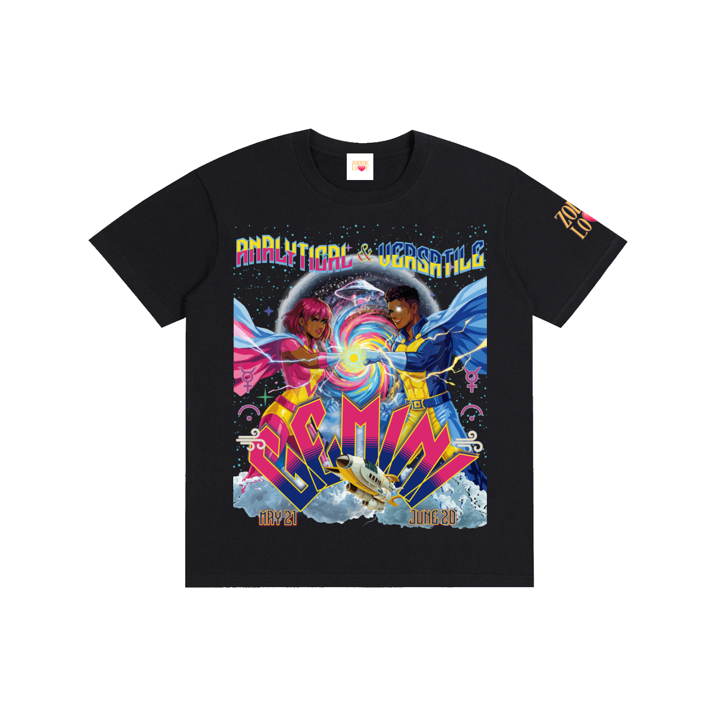Gemini Fusion Block Unisex T-Shirt