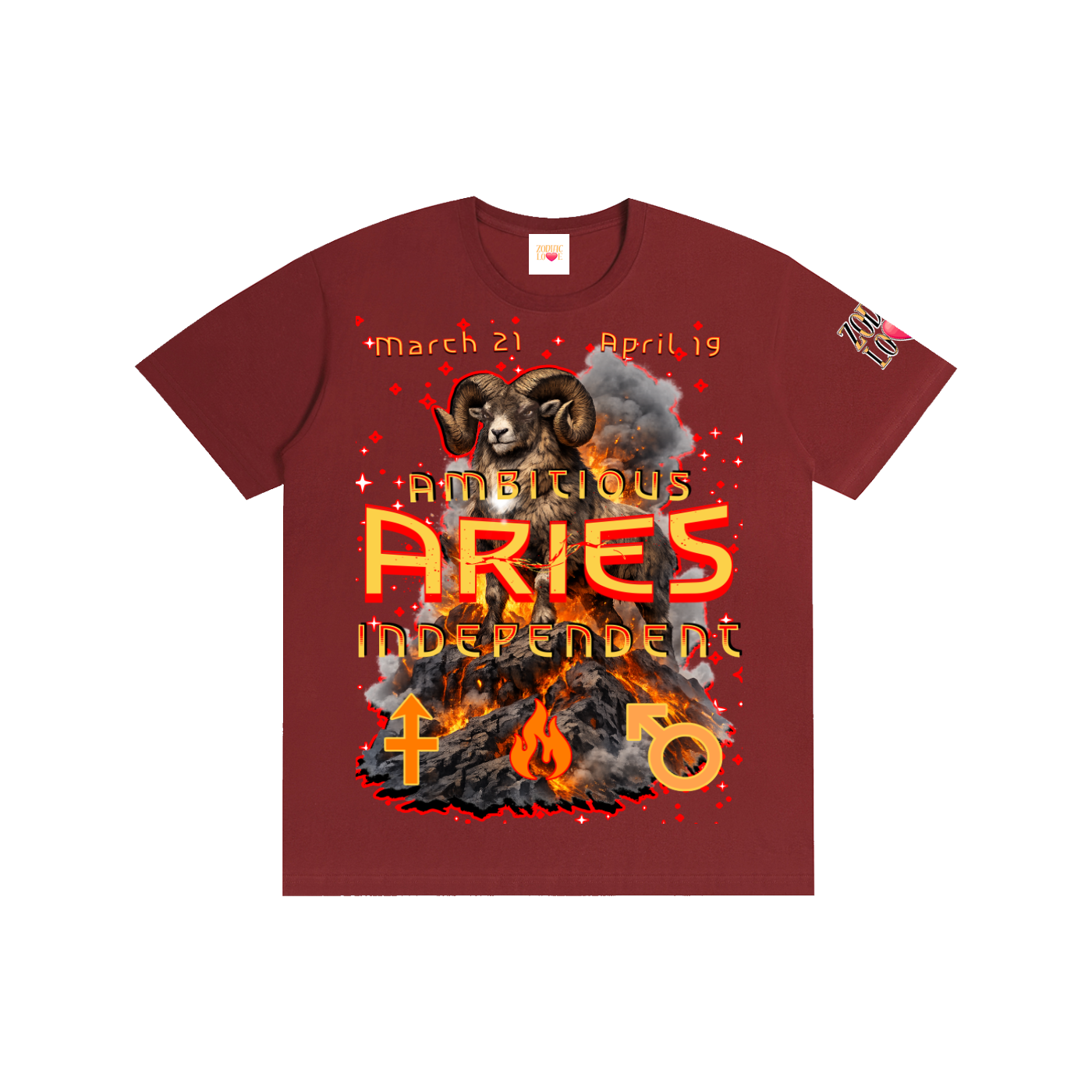 (Aries) Block Unisex T-Shirt