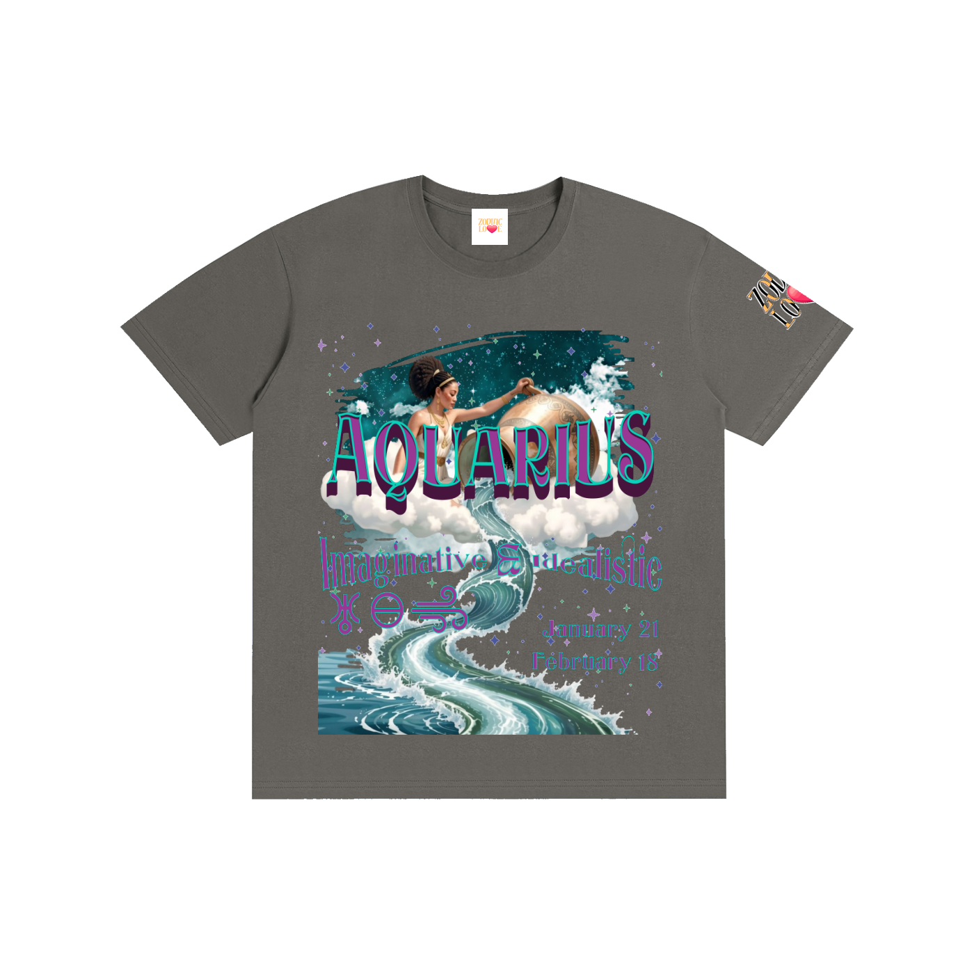 Aquarius Water of Winds W BLOCK Unisex T-Shirt