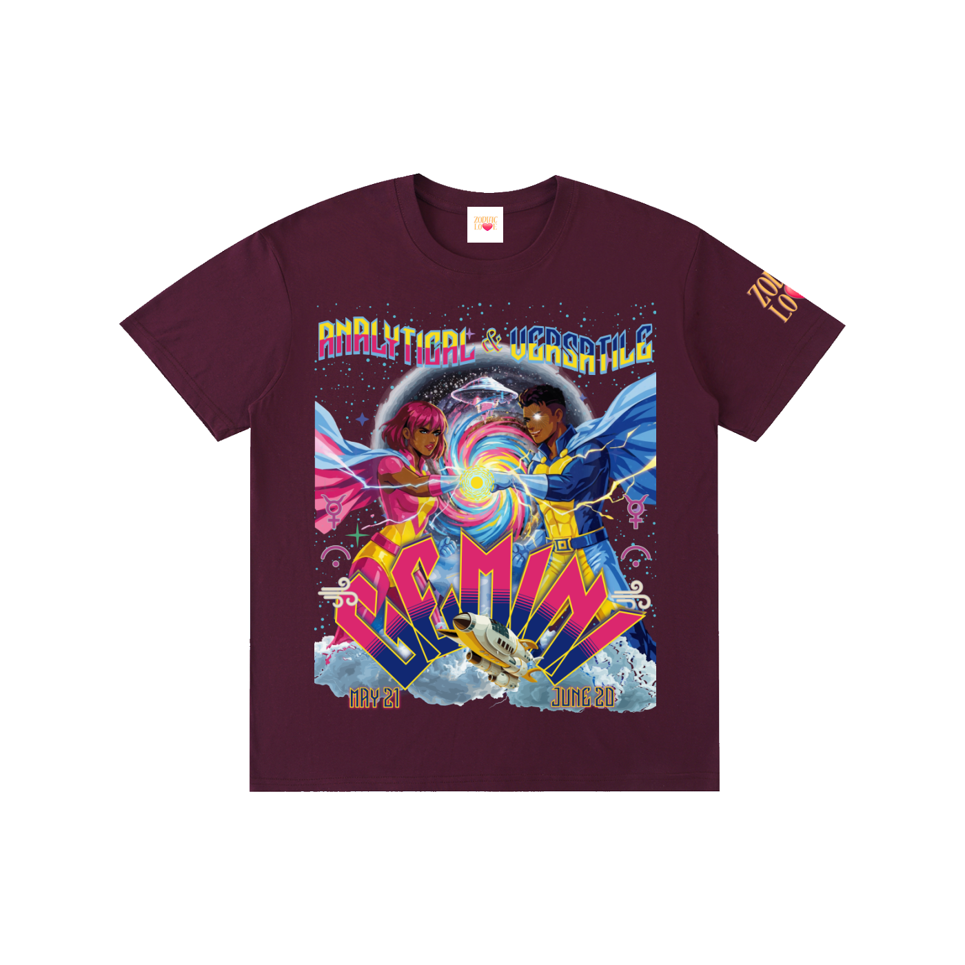 Gemini Fusion Block Unisex T-Shirt