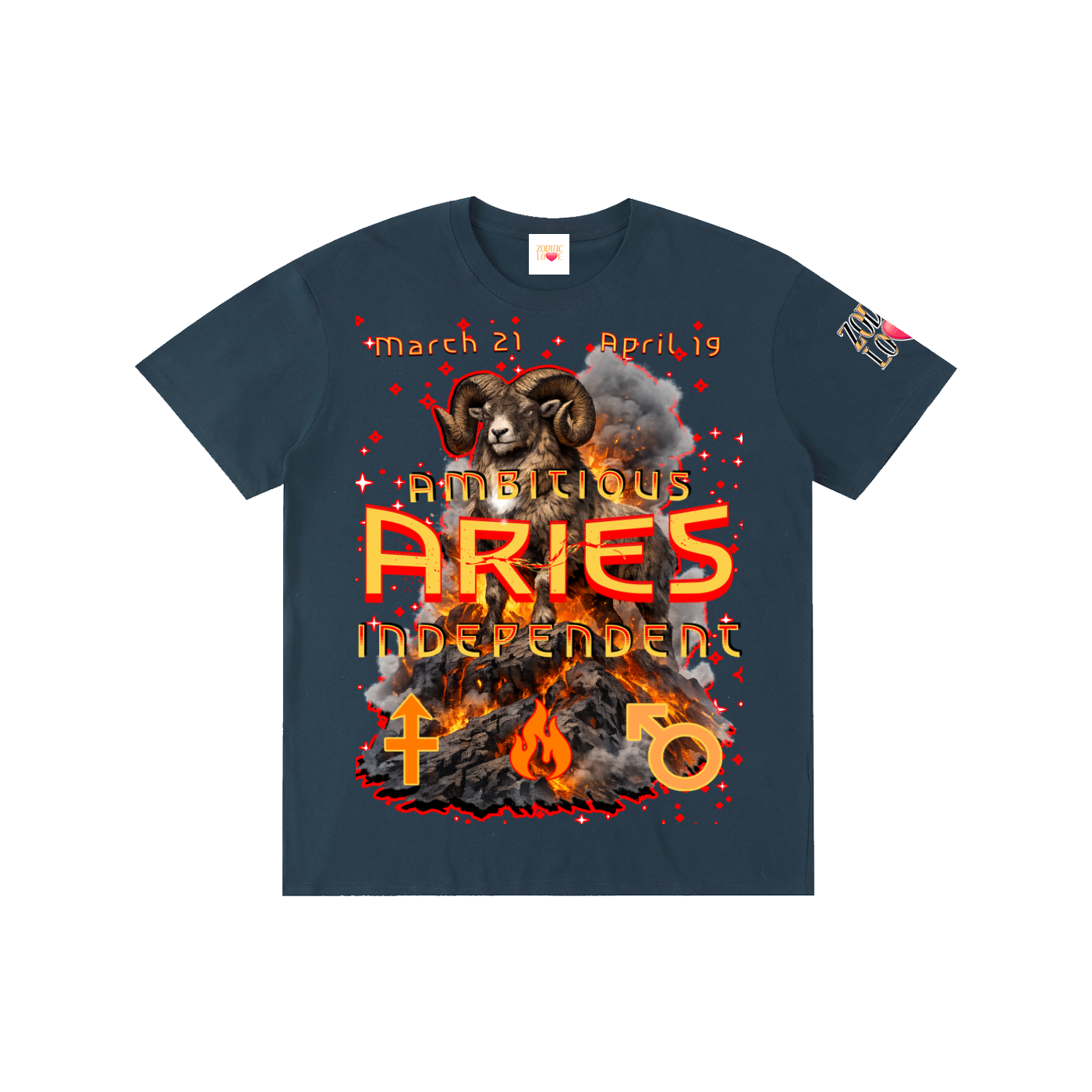 (Aries) Block Unisex T-Shirt