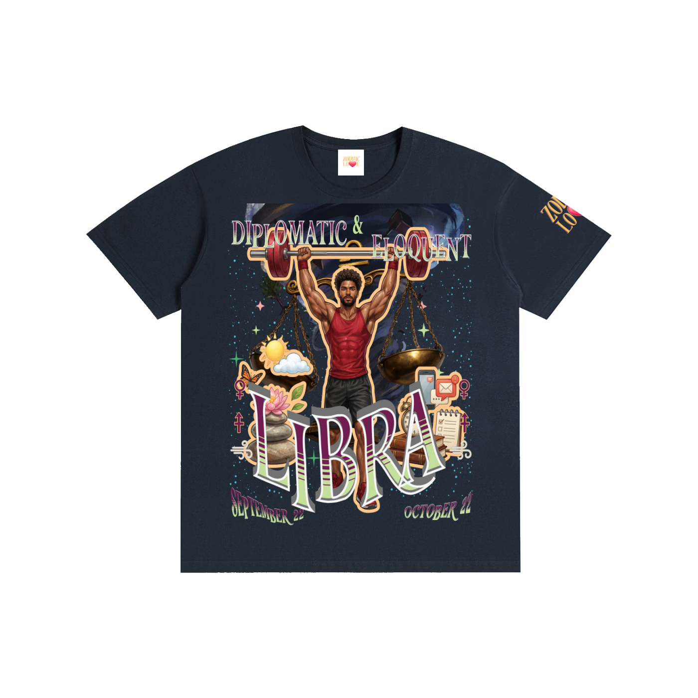 (Libra Male) Block Unisex T-Shirt
