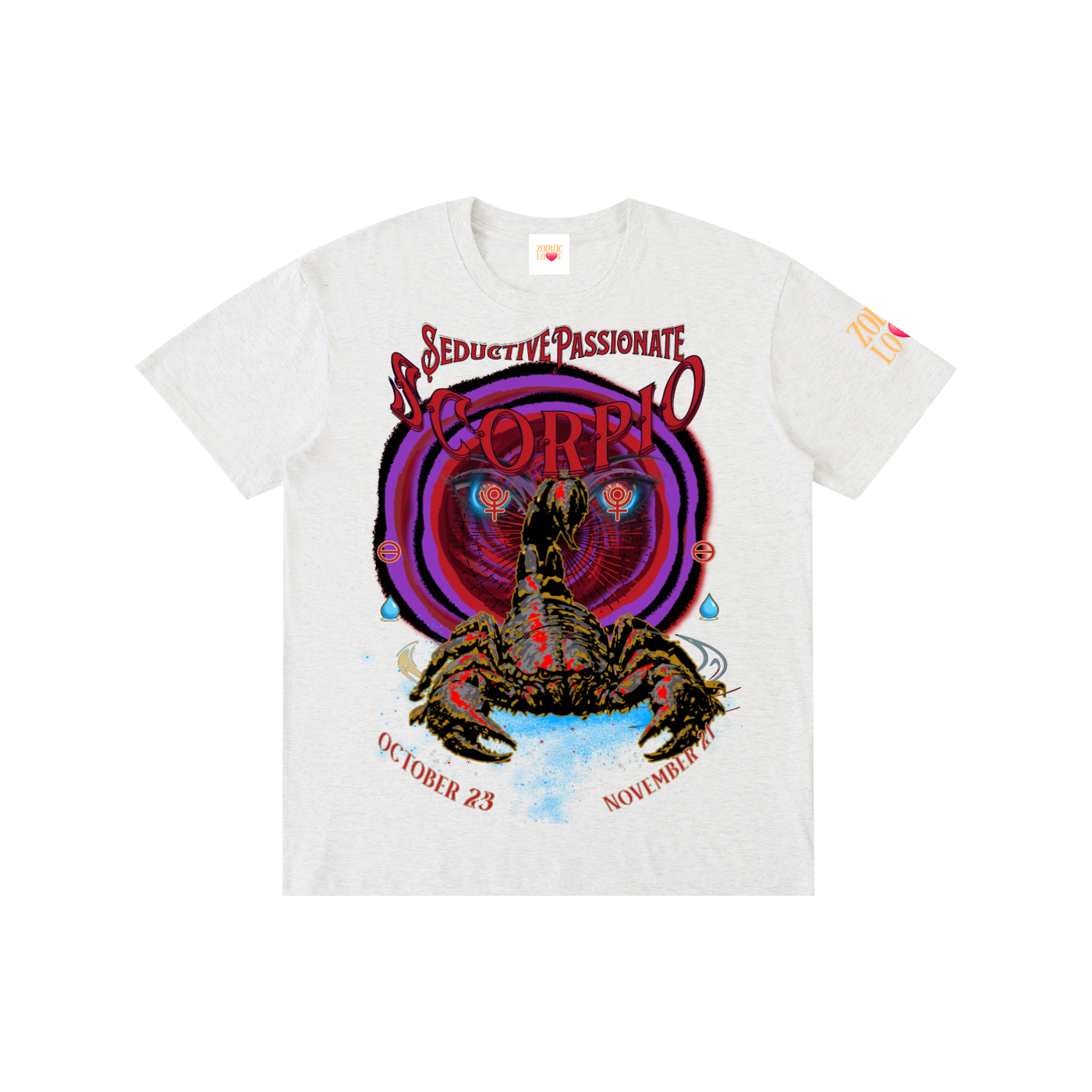 Scorpio Red Void Block Unisex T-Shirt