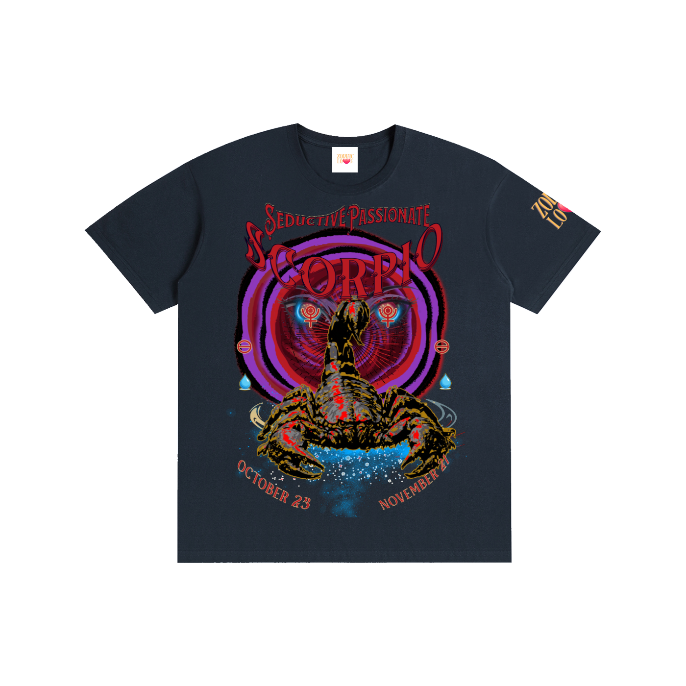 Scorpio Red Void Block Unisex T-Shirt
