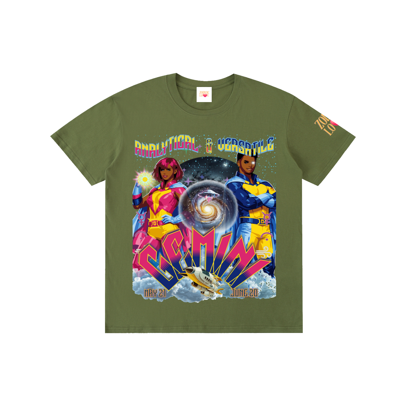 Gemini Bold Block Unisex T-Shirt