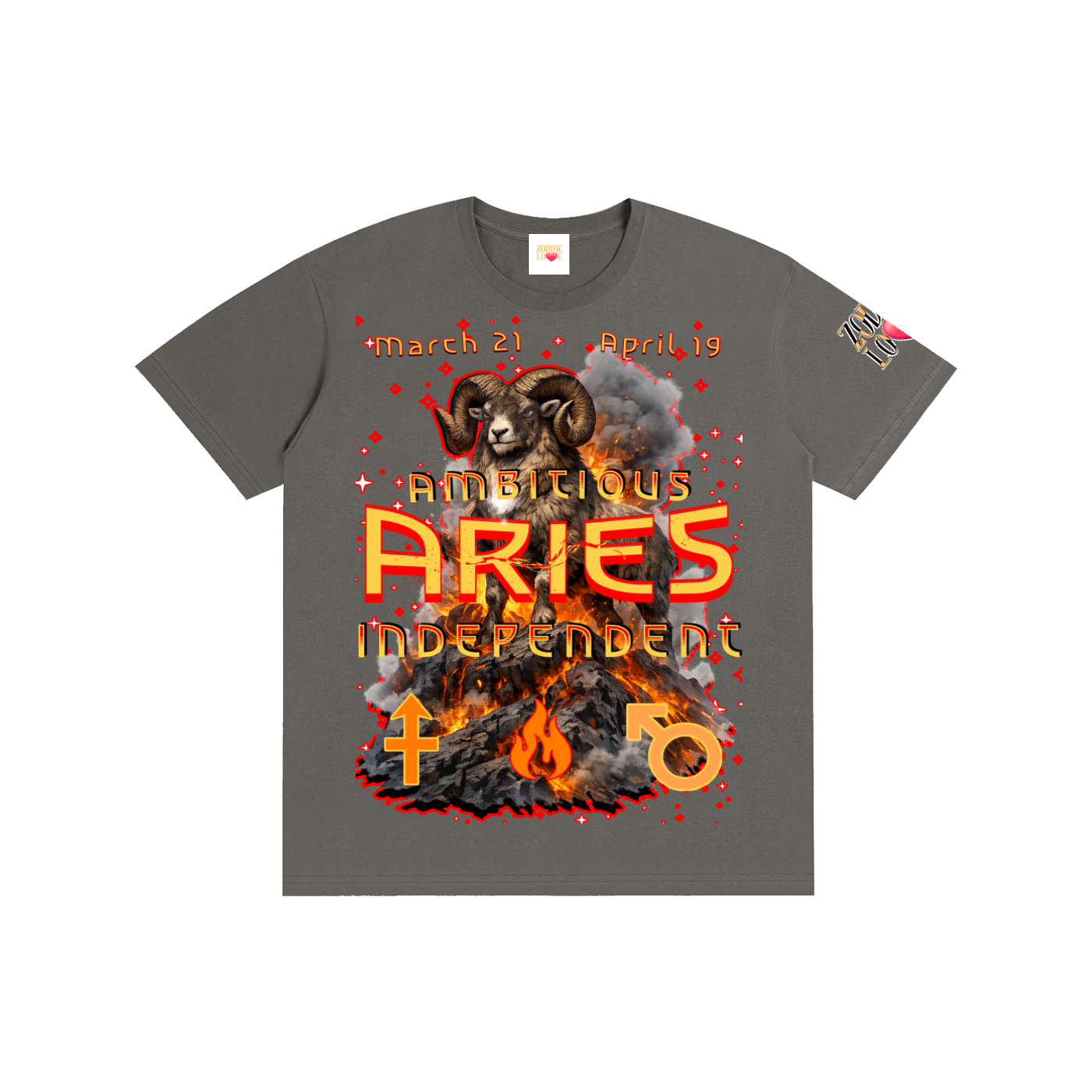 (Aries) Block Unisex T-Shirt