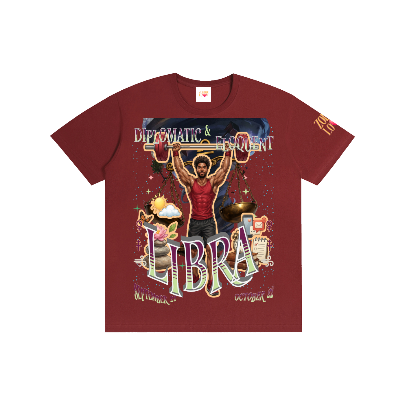 (Libra Male) Block Unisex T-Shirt