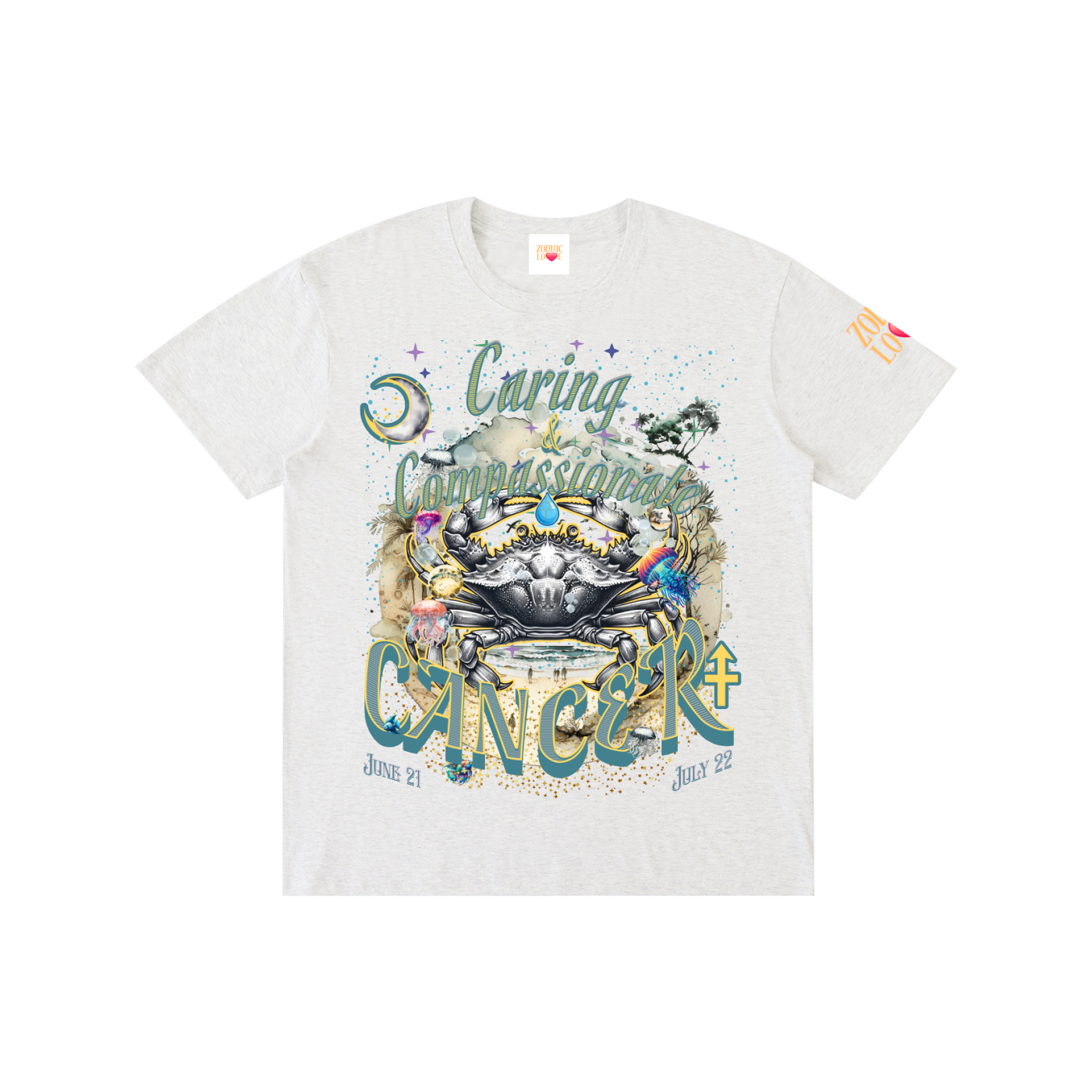 (Cancer) Block Unisex T-Shirt