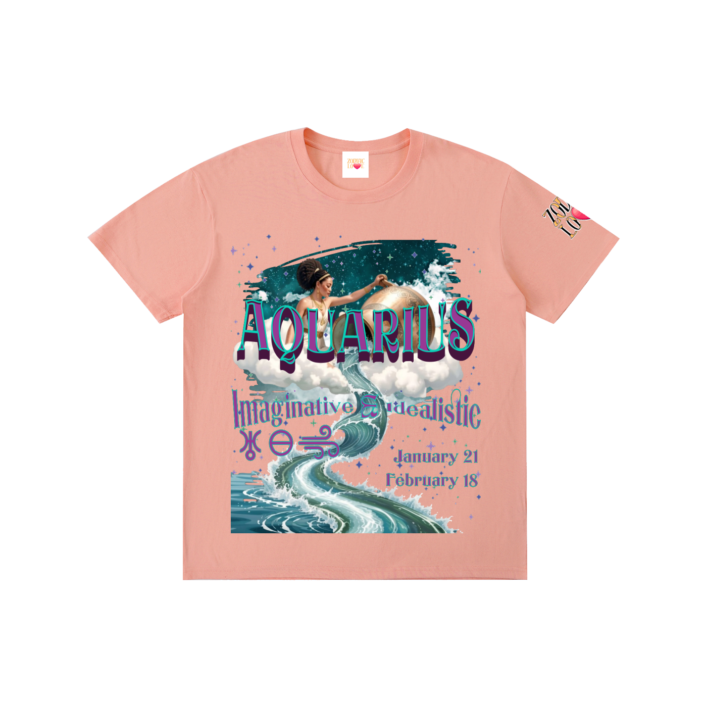 Aquarius Water of Winds W BLOCK Unisex T-Shirt