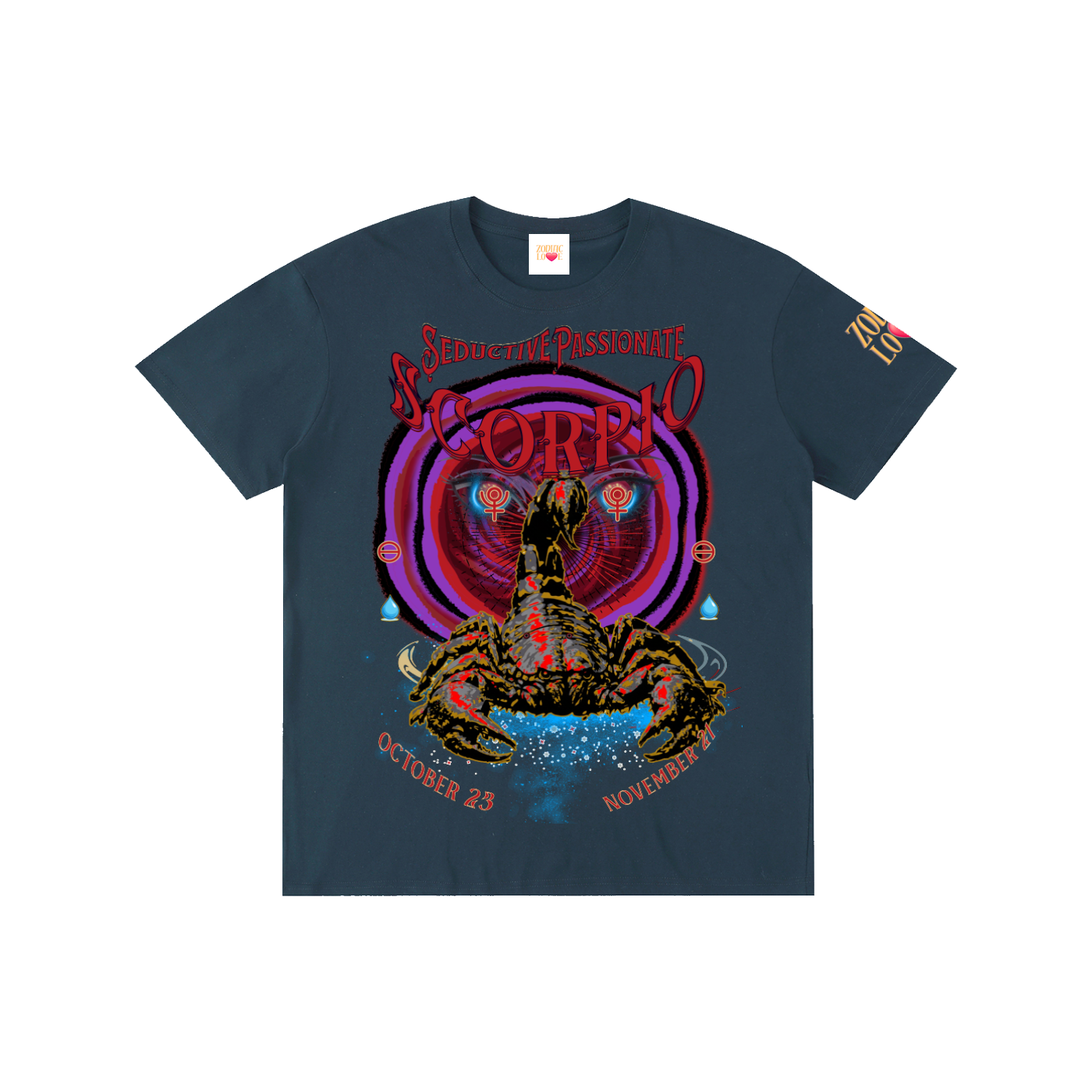 Scorpio Red Void Block Unisex T-Shirt