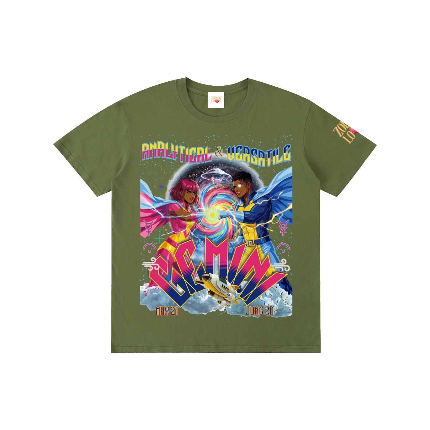 Gemini Fusion Block Unisex T-Shirt