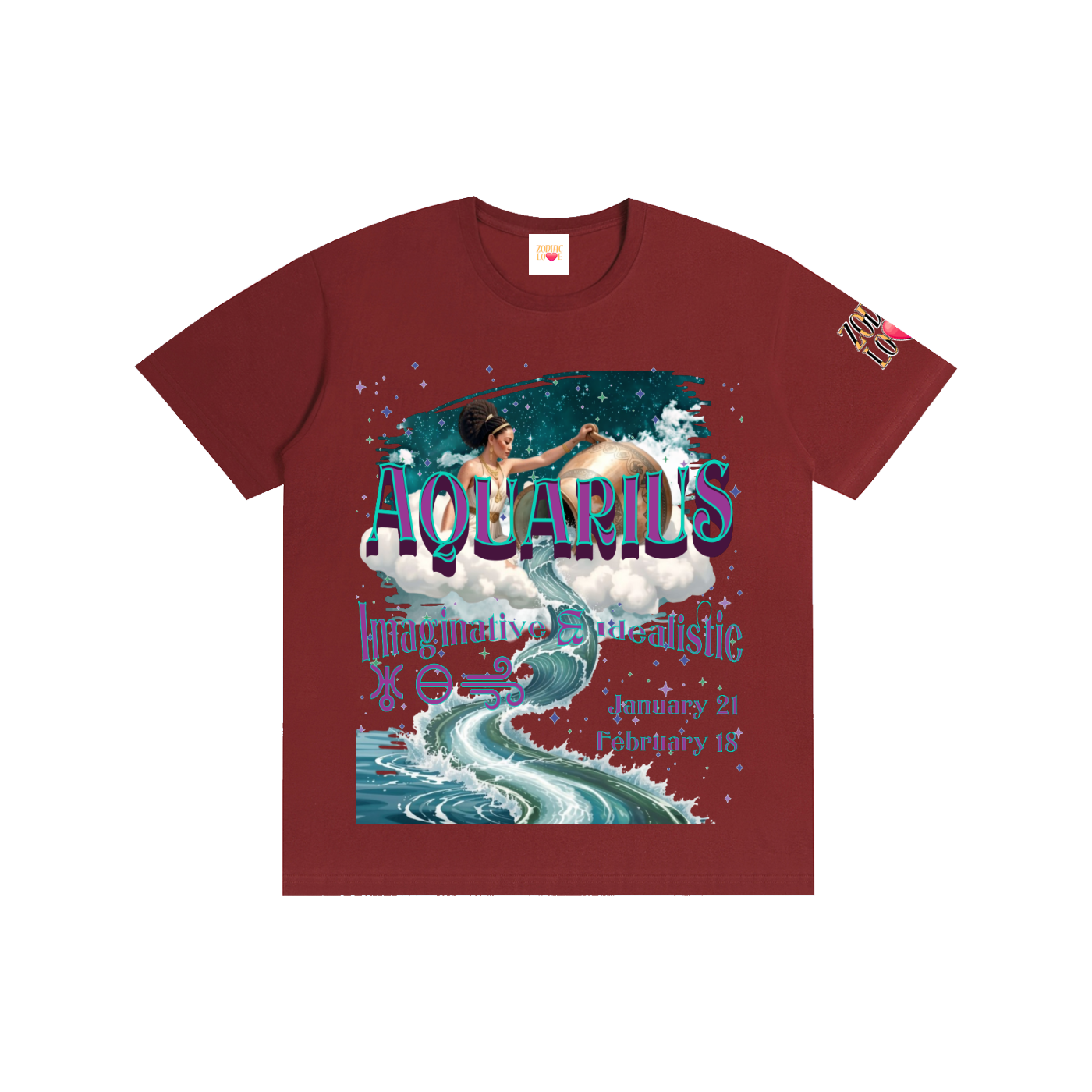 Aquarius Water of Winds W BLOCK Unisex T-Shirt