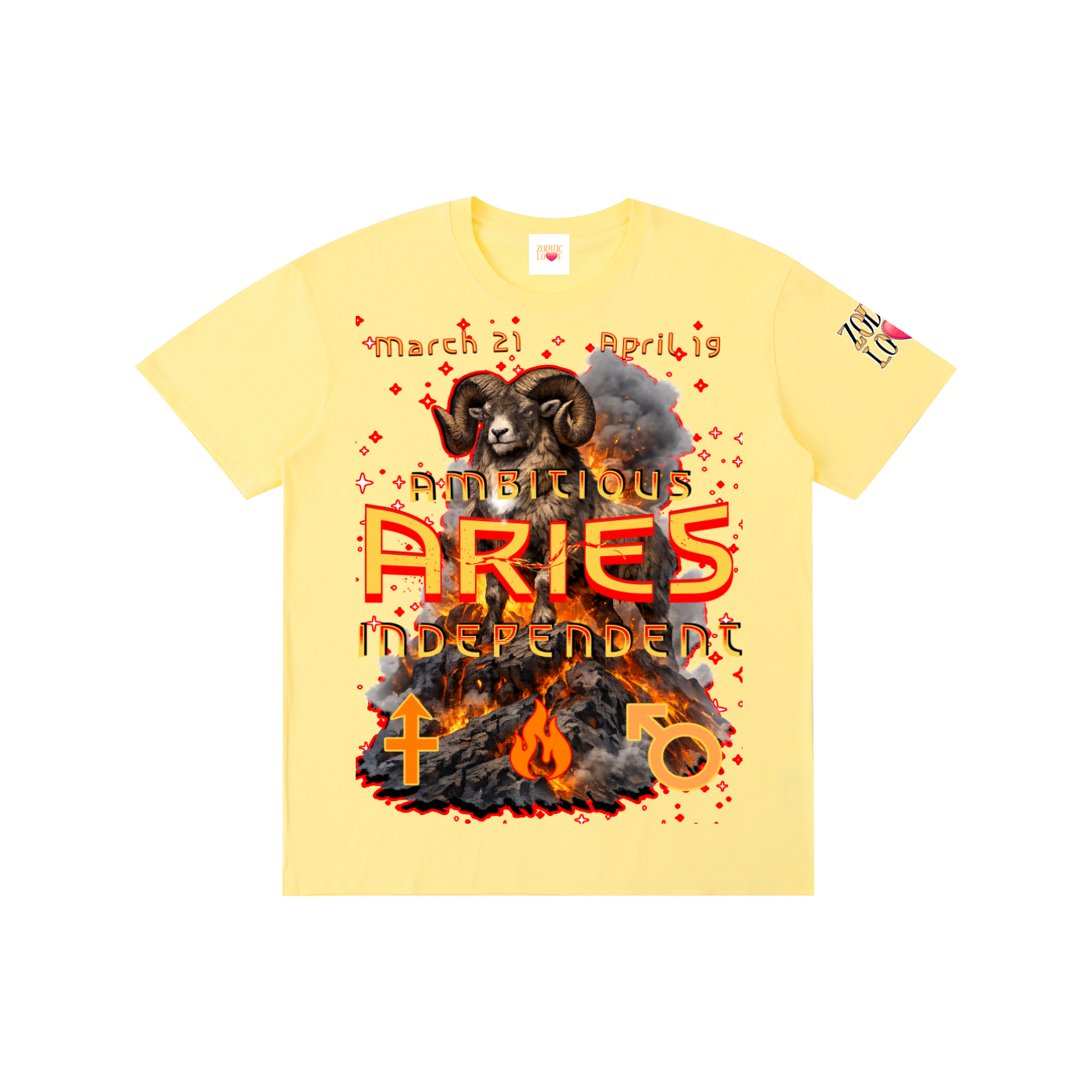 (Aries) Block Unisex T-Shirt