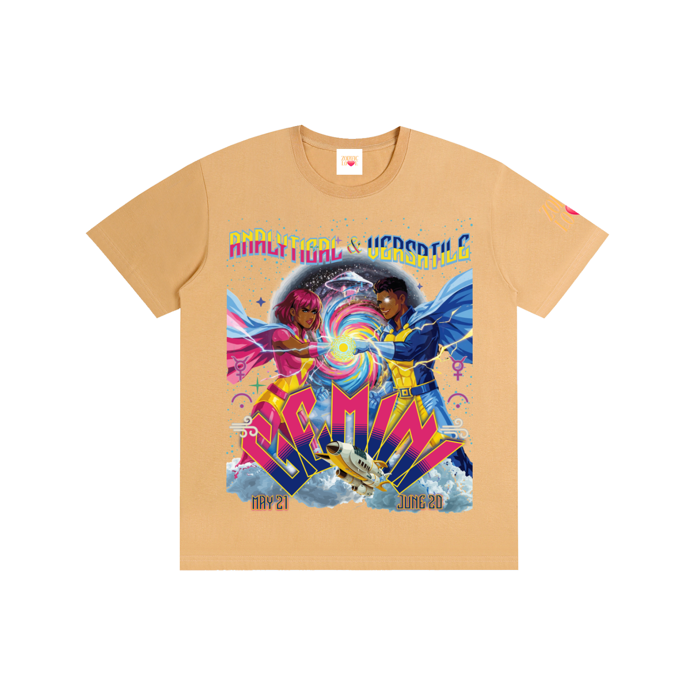 Gemini Fusion Block Unisex T-Shirt