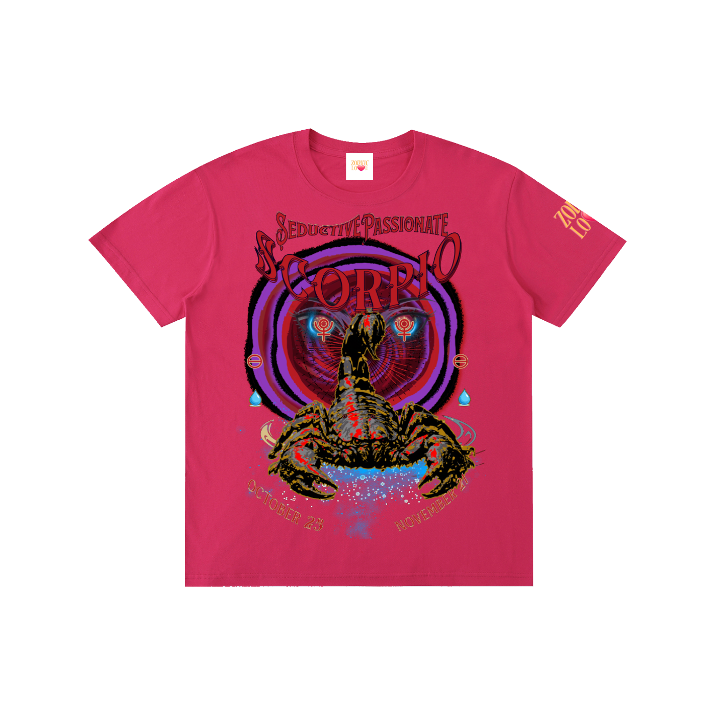 Scorpio Red Void Block Unisex T-Shirt