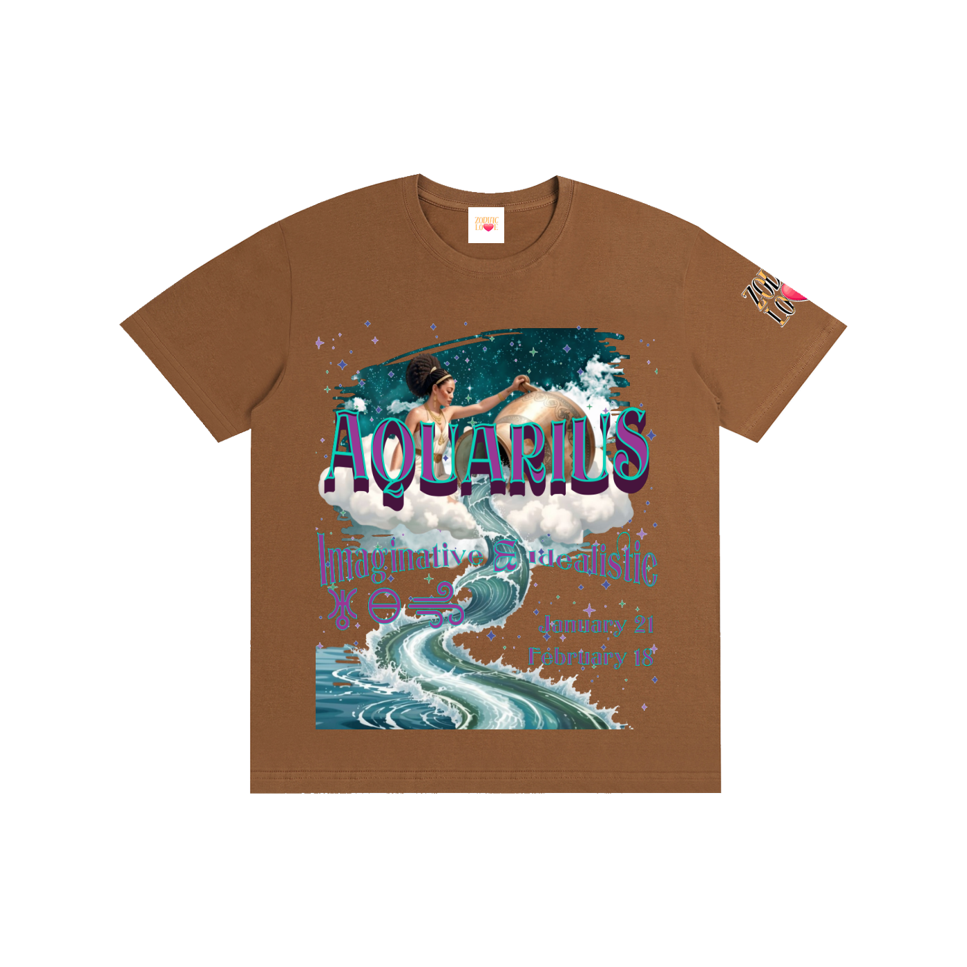 Aquarius Water of Winds W BLOCK Unisex T-Shirt