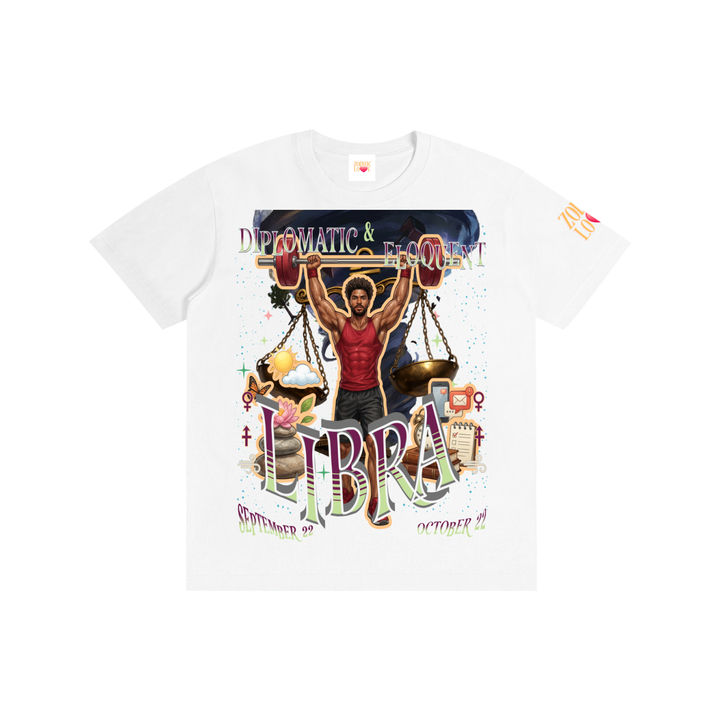(Libra Male) Block Unisex T-Shirt