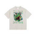 (Taurus) Vintage Washed Oversized Cotton T-Shirt