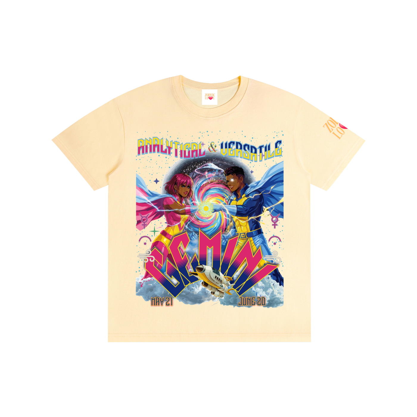 Gemini Fusion Block Unisex T-Shirt