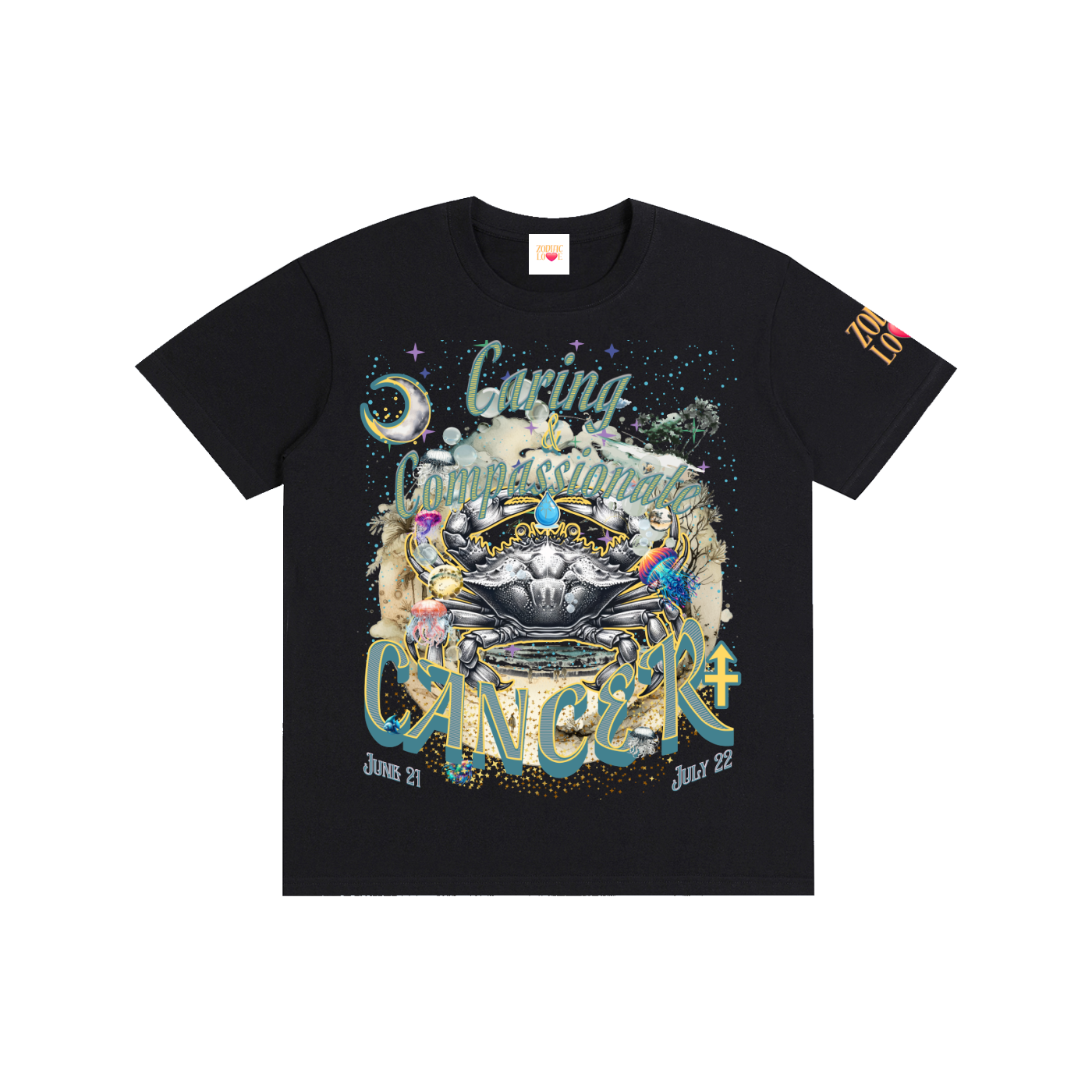 (Cancer) Block Unisex T-Shirt
