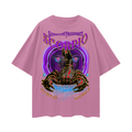 Scorpio Purple Void Streetwear Loose Drop Shoulder T-Shirt