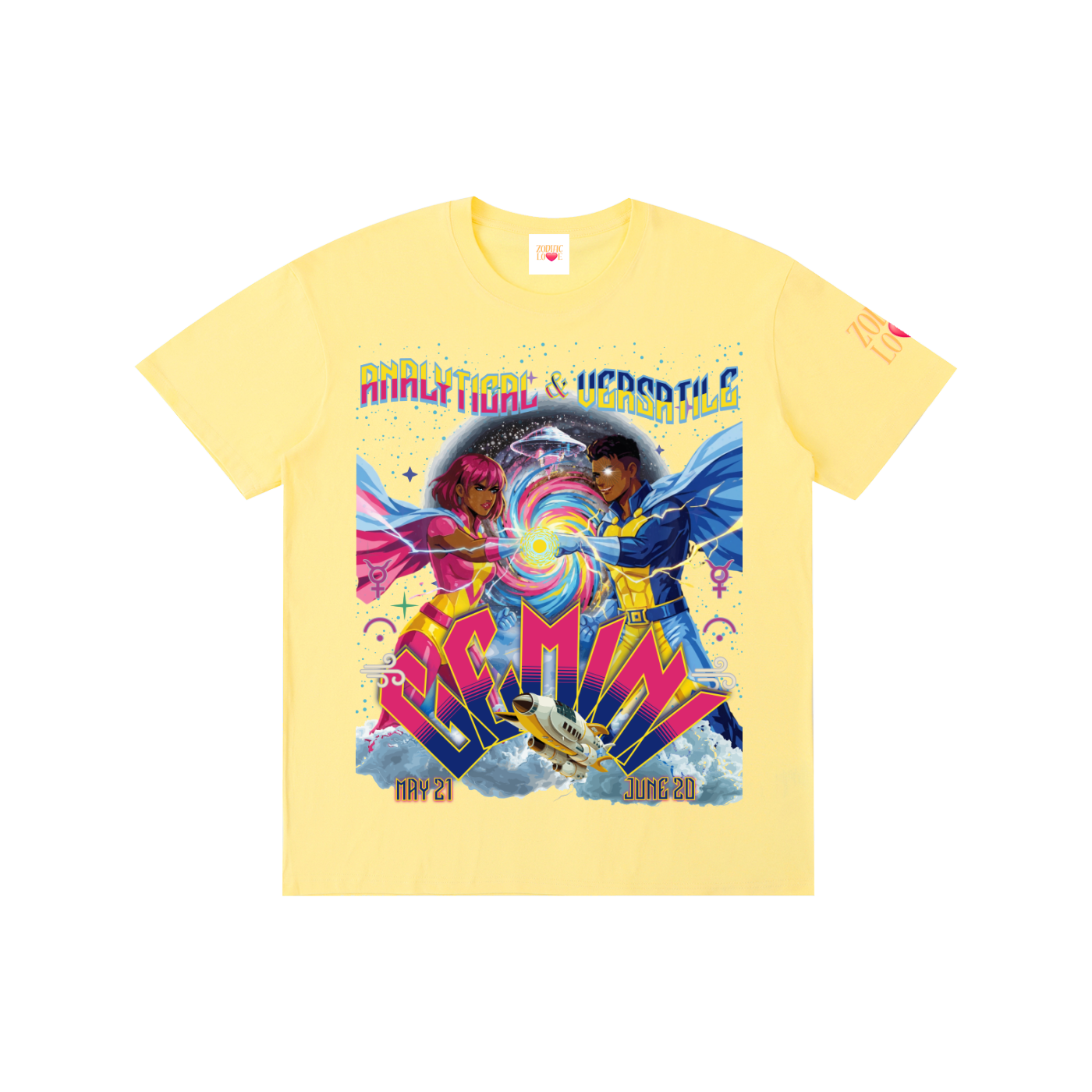 Gemini Fusion Block Unisex T-Shirt