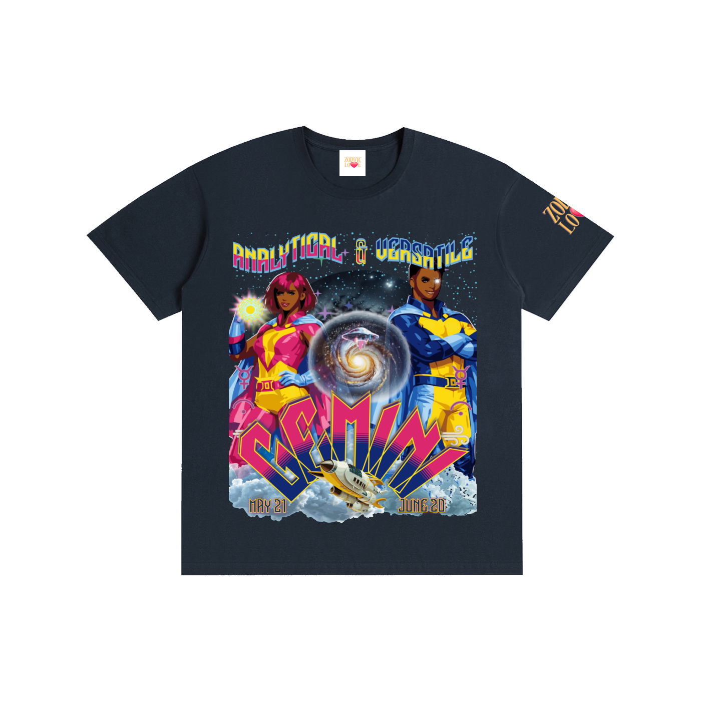 Gemini Bold Block Unisex T-Shirt