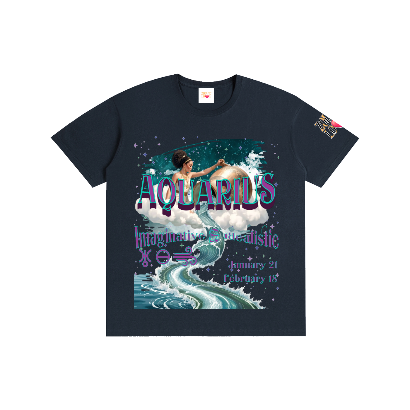 Aquarius Water of Winds W BLOCK Unisex T-Shirt