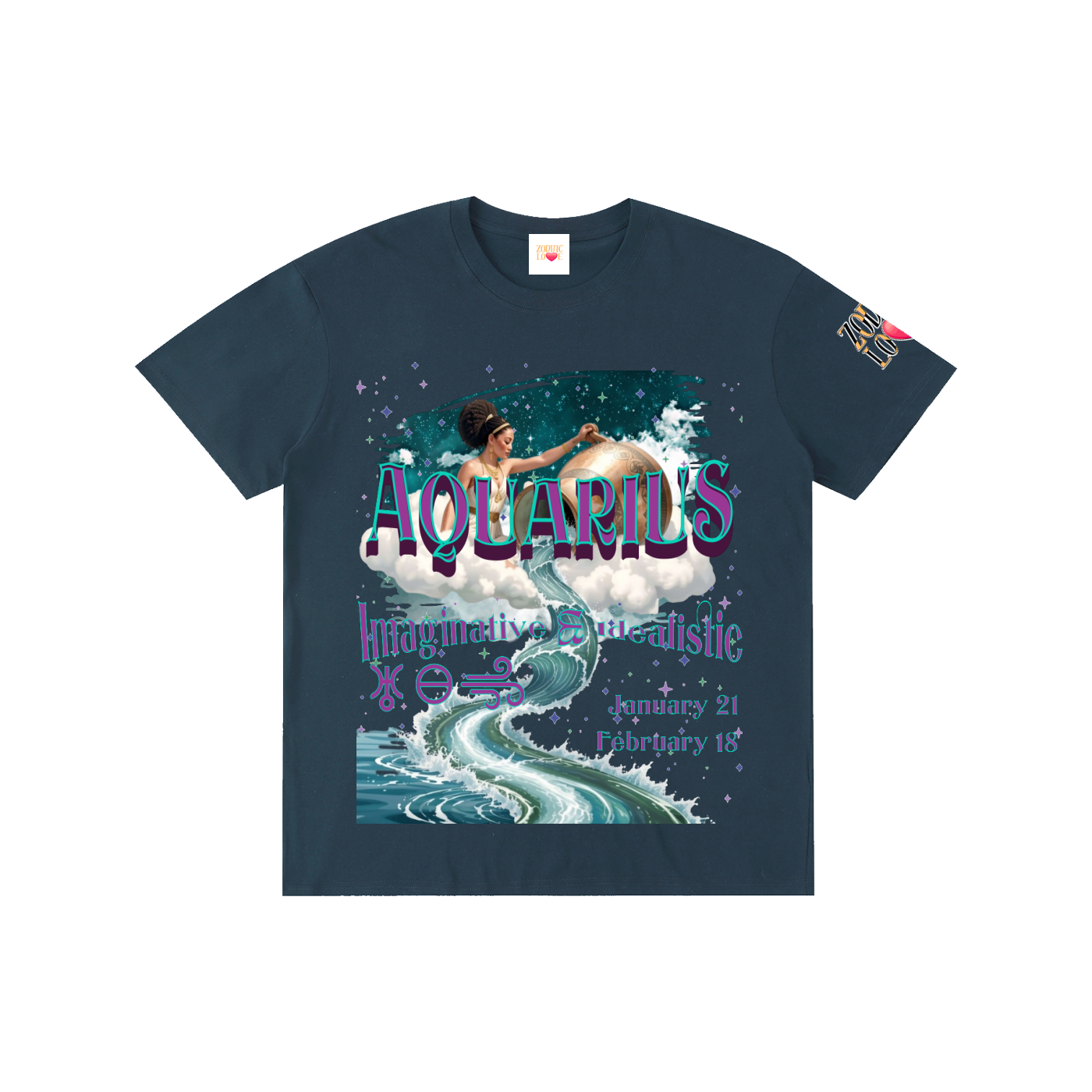 Aquarius Water of Winds W BLOCK Unisex T-Shirt