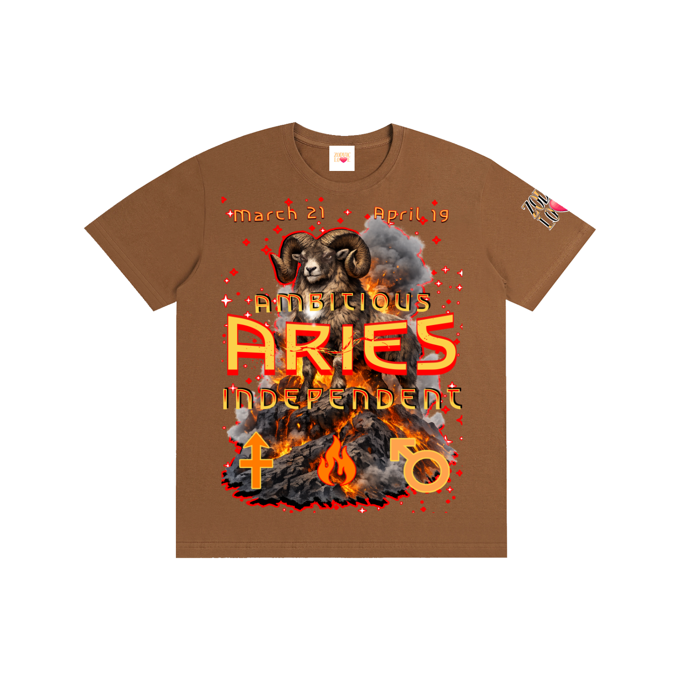 (Aries) Block Unisex T-Shirt