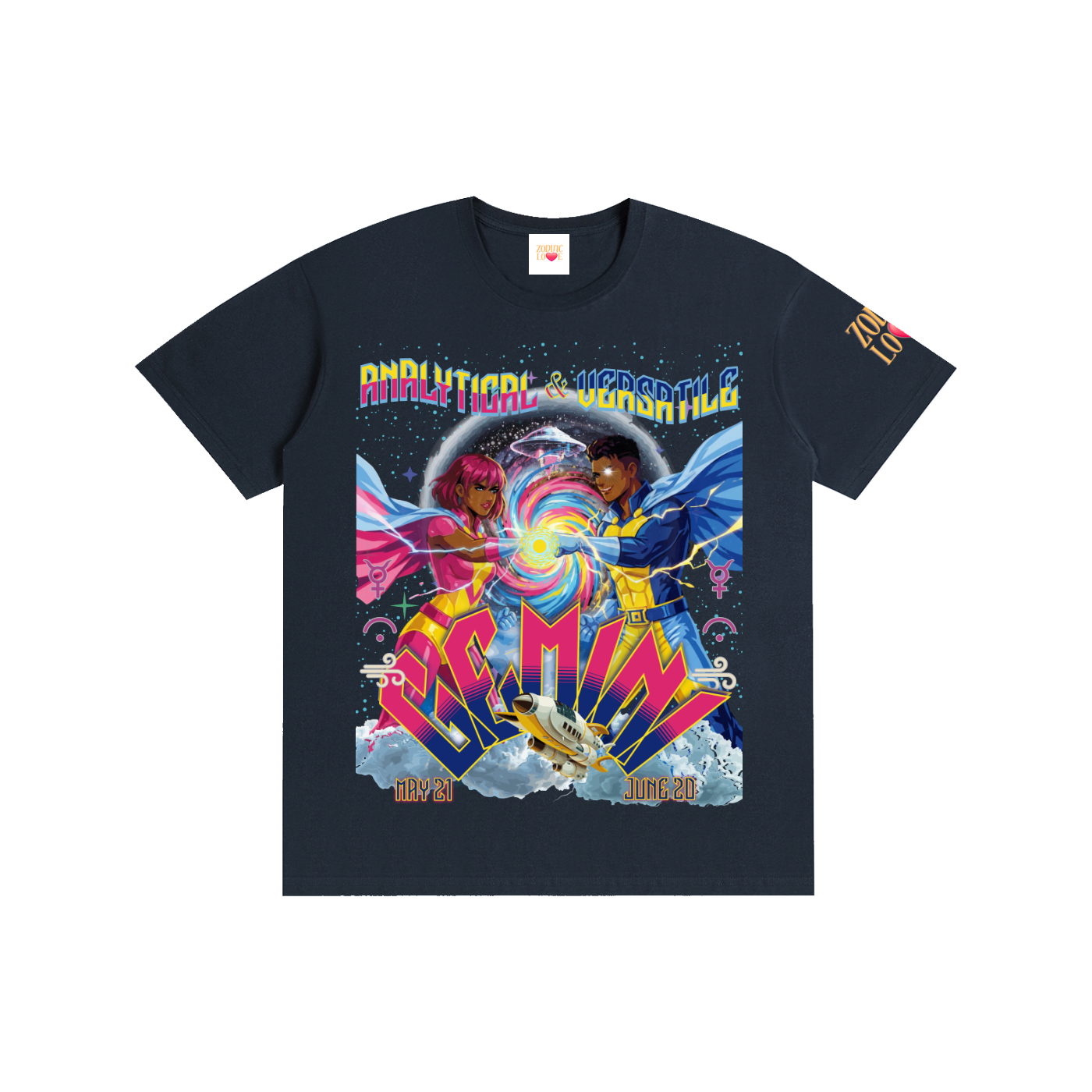 Gemini Fusion Block Unisex T-Shirt