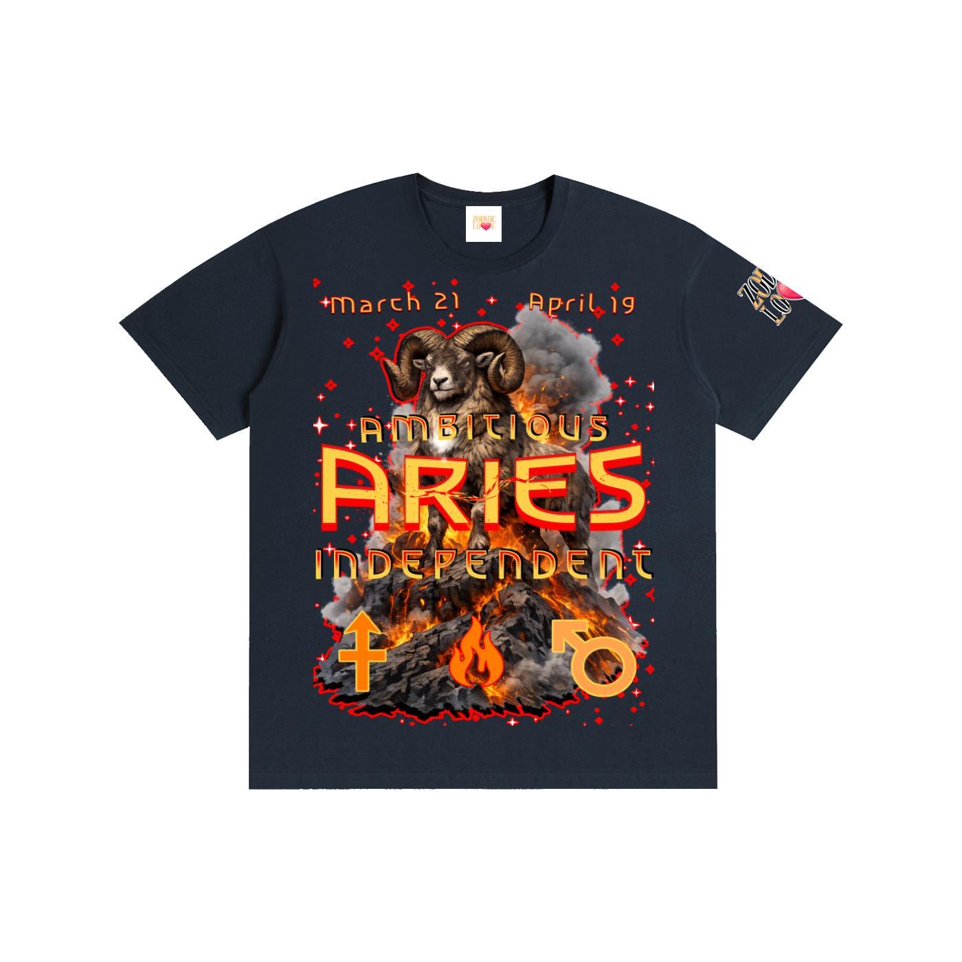 (Aries) Block Unisex T-Shirt