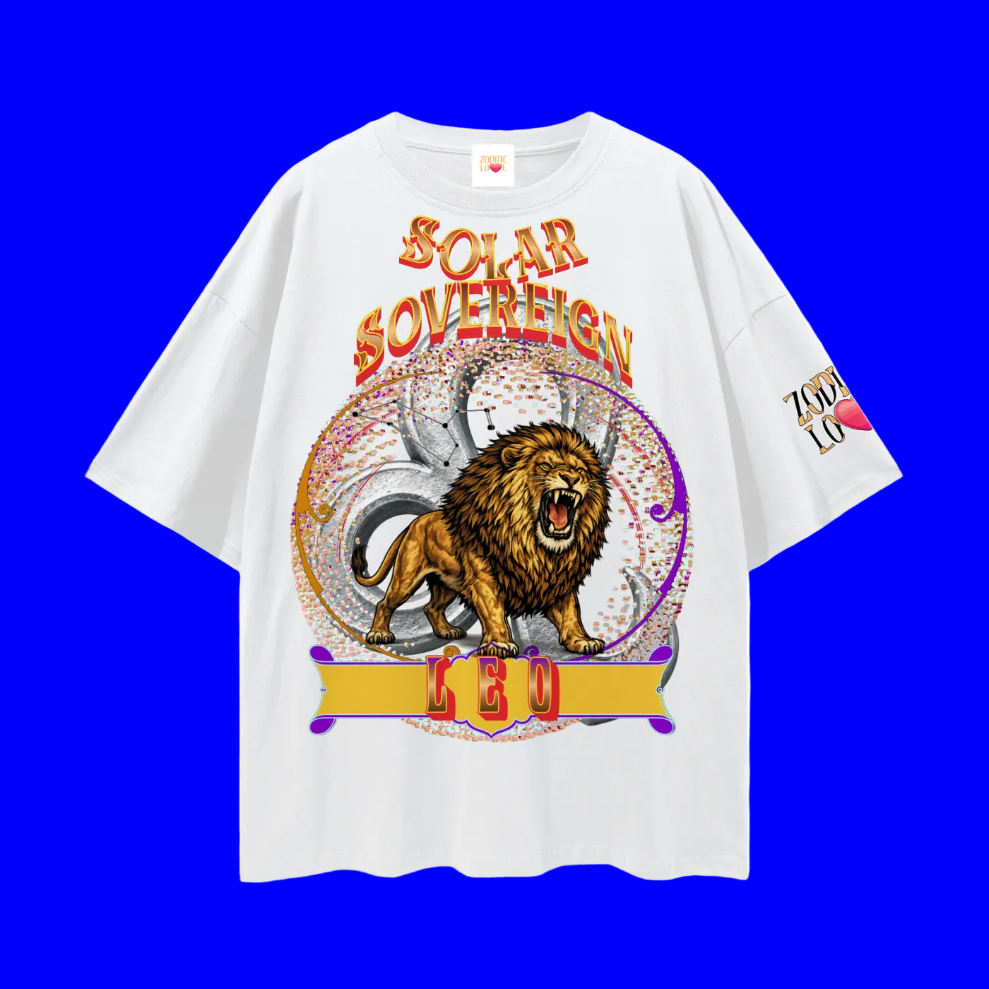 Leo Sphere Loose Drop Shoulder T-Shirt